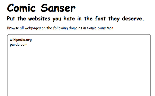 Comic Sanser Preview image 0