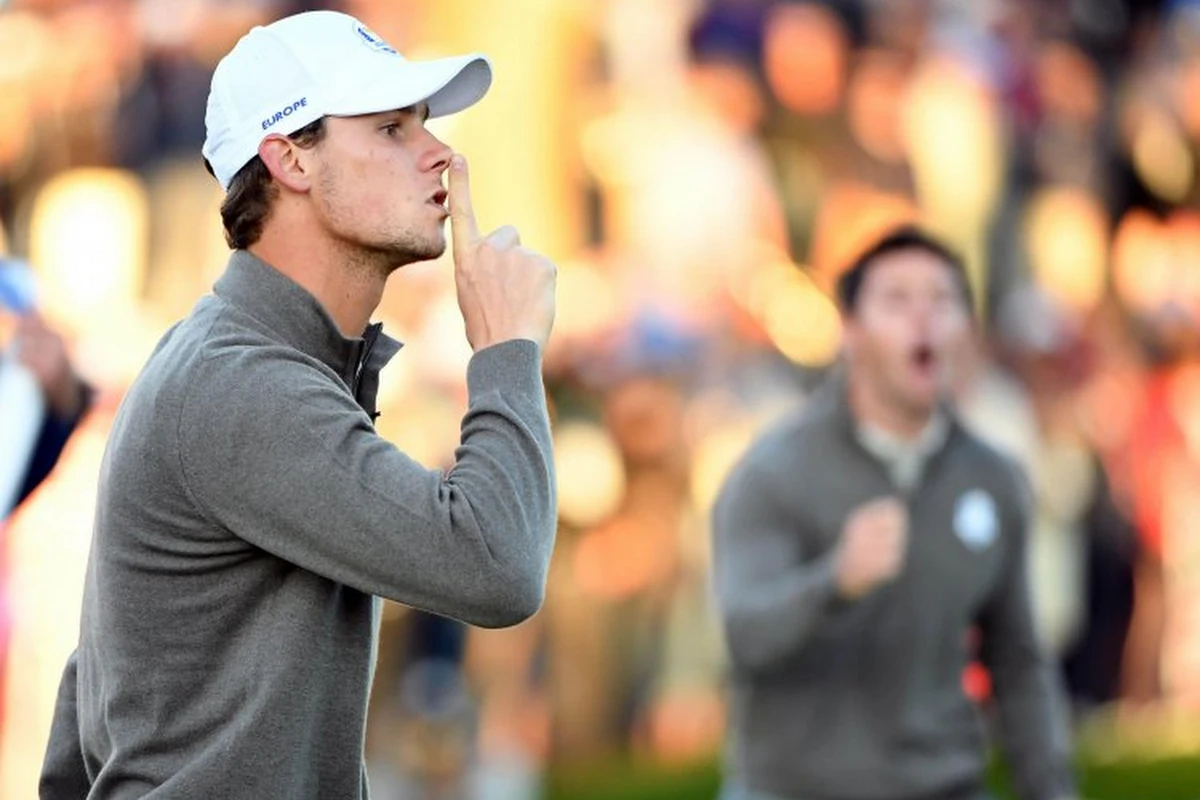 Thomas Pieters en Rory McIlroy verbazen opnieuw op tweede dag Ryder Cup