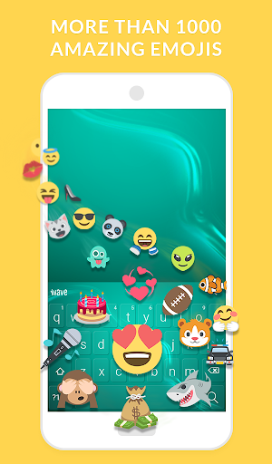 Screenshot Wave Animated Keyboard Emoji