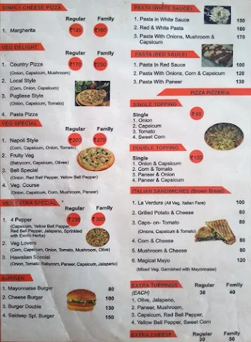 Saideep Snacks Corner menu 