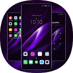 Cover Image of Download Abstract Bright Purple realme 2 theme 2.0.50 APK