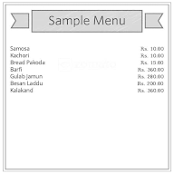 Brijwasi Mishthan Bhandar menu 1