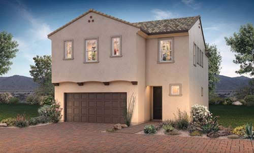 1013 Polaris floor plan by Shea Homes in Compass at Recker Pointe Gilbert AZ 85295