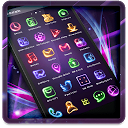 Neon Light Icon Packs (Theme) 1.1.12 APK Скачать