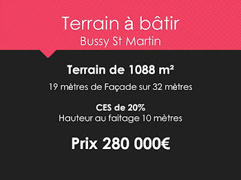 terrain à Bussy-Saint-Martin (77)