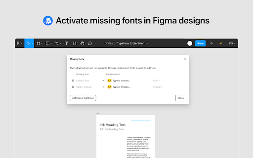 RightFont for Figma