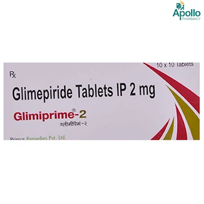 Glimiprime-2 Tablet 10's