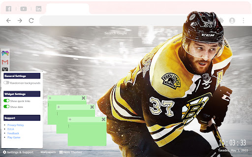 Boston Bruins New Tab Extension