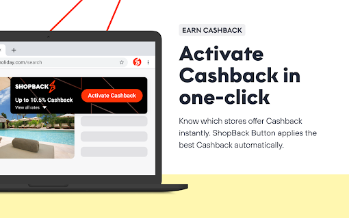 ShopBack Button - Earn Cashback as you shop!