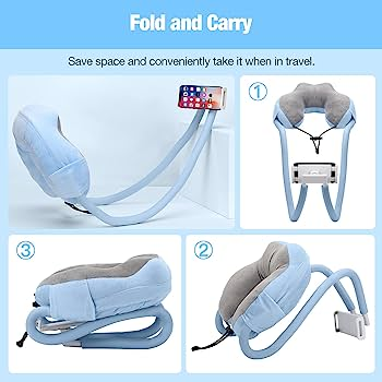 Phone Holder Neck Pillow - Adjustable Flexible | Order-Oasis