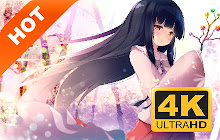 Kaguya Houraisan New Tab HD Anime Theme small promo image