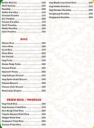 Navratna Udupi Family Pure Veg Restaurant menu 3