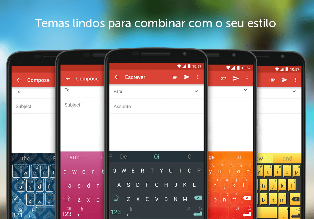   Teclado SwiftKey: captura de tela 