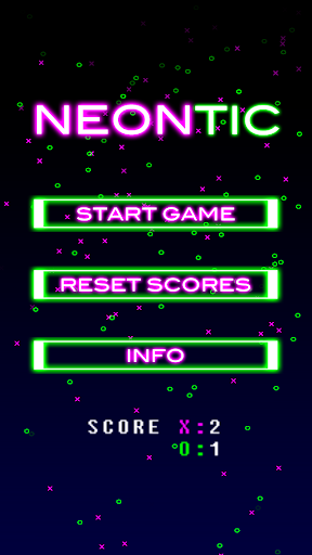 NeonTic Tac Toe