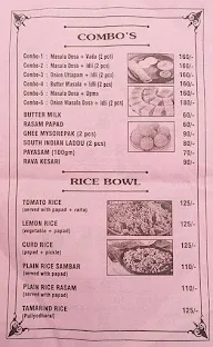 Rathna Dosa Corner menu 4