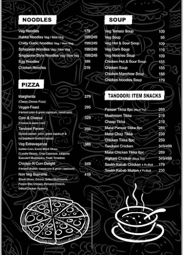 The Foodie Express menu 