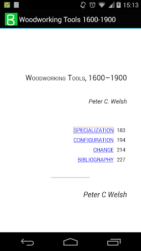 Woodworking Tools 1600-1900