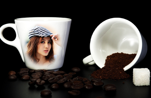 Coffee Cup Photo Frame