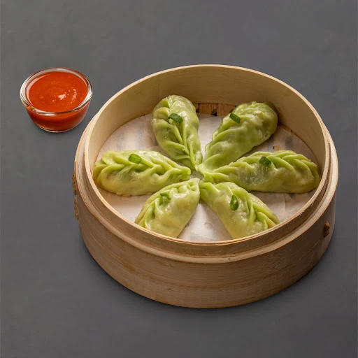 Steamed Veg Darjeeling Momo With Momo Chutney