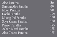 Ghar Wala Swad menu 1