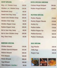 Deen Biriyani menu 3