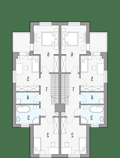 Fenix - dwulokalowy LLL - Rzut piętra