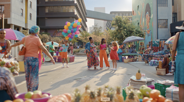 A still from the Joe Public and Cell C 'Spin Your World' campaign. Picture: SUPPLIED.