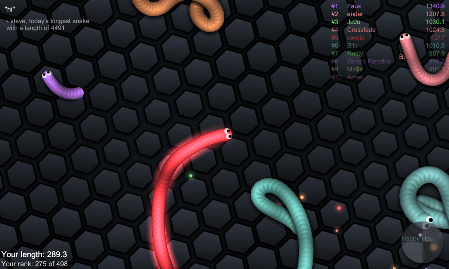   slither.io- 스크린샷 