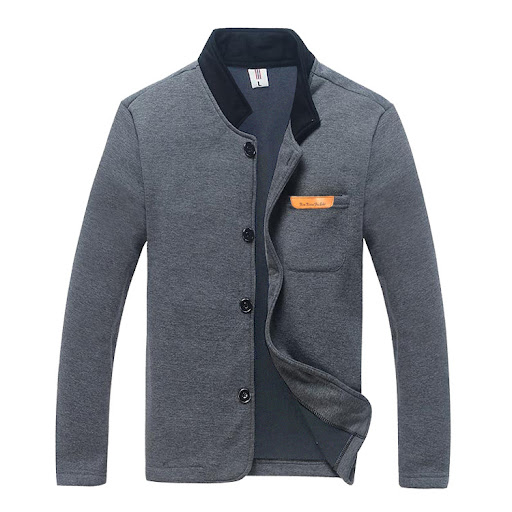 Title 6, New mens fall stand-up collar sweater. Warm, c...