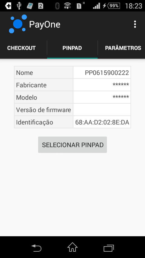 PayOne Service Screen 3