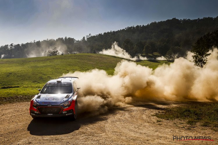 Rallye d'Australie: Mikkelsen en tête, Neuville troisième