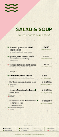 Pink Firangipani menu 3