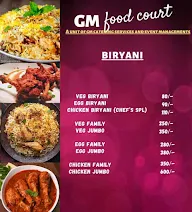 GM Food Court menu 1