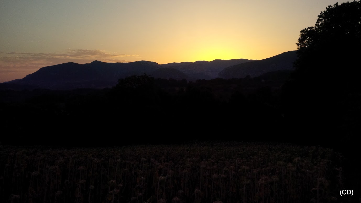 Départ au lever de soleil de St Jean en Royans