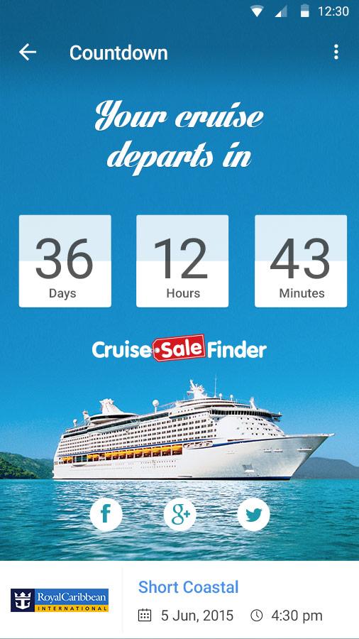 countdown to my carnival cruise app