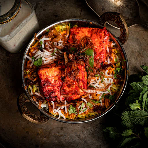 Paneer Tikka Smoked Biryani