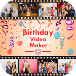 Cover Image of 下载 Birthday Video Maker Editor: Happy Birthday Wishes 1.3.11 APK