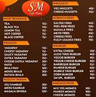 SM Coffee House menu 1