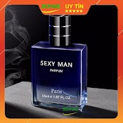 Nước Hoa Nam Mini Chính Hãng Sexy Man Thơm Lâu Nam Tính, Mạnh Mẽ, Hương Thơm Nhẹ Nhàng, Quyến Rũ, Thể Tích 55Ml