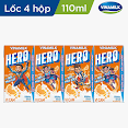 Thức Uống Sữa Trái Cây Hero Vị Cam Vinamilk - Thùng 48 Hộp X 110Ml