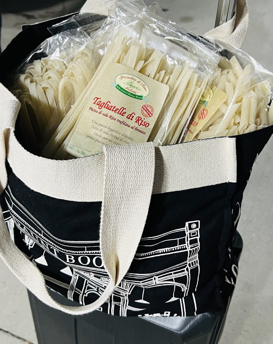 Loaded up on as much pasta as I could bring back home from Risotteria Melotti