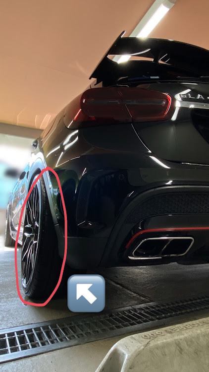 GLAのツライチ・vorsteiner・GLA45・メルセデス・ベンツに関するカスタム事例の投稿画像1枚目