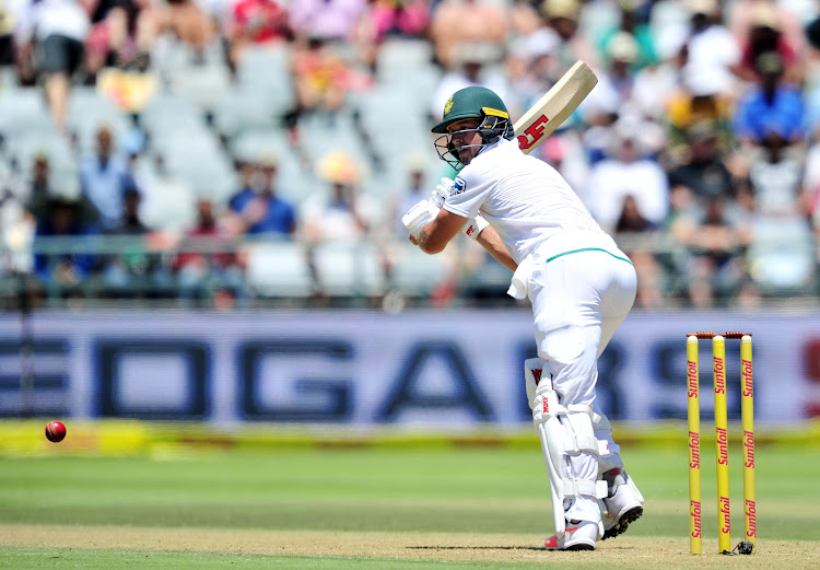 AB de Villiers of South Africa during day 1 of the 2018 Sunfoil Test Match between South Africa and India at Newlands Cricket Ground, Cape Town on 5 January 2018.