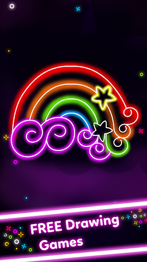 Screenshot Kids Doodle Glow Coloring Game