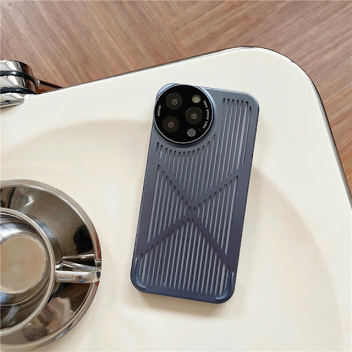 Title 4, Simple Hollow Multicolor Cooling Phone Case. Ke...