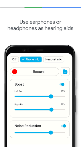 Screenshot Hearing Aid App for Android