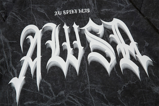 Title 8, Dark High Street Alphabet Graffiti Print Short ...