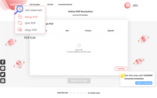 YOZOPDF-Free and easy PDF conversion platform