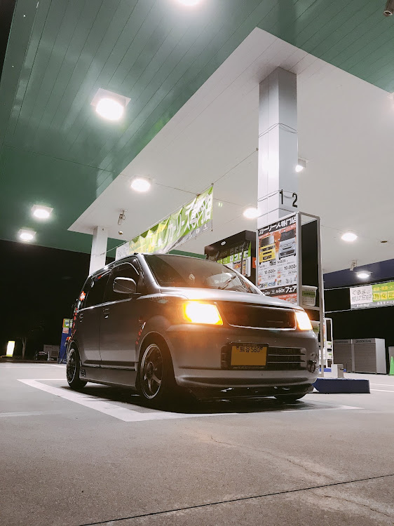 eKワゴンのガソリンスタンド・イエローバルブに関するカスタム事例の投稿画像1枚目
