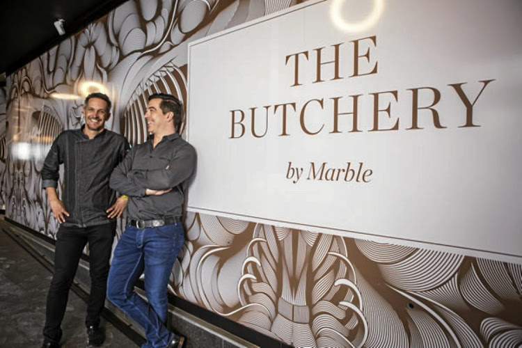 David Higgs and partner Gary Kyriacou at The Butchery by Marble.